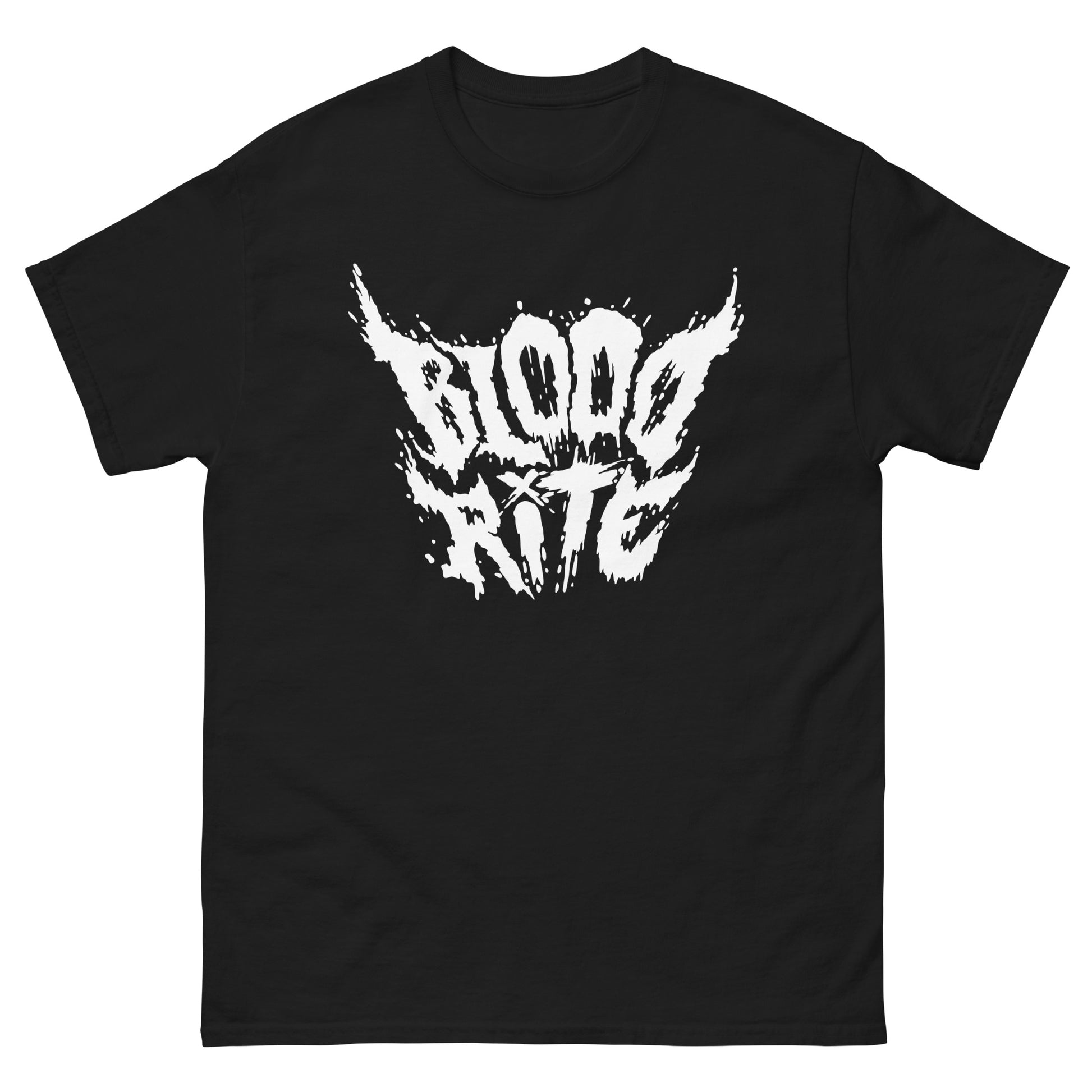 Blood Rite White Text Tee