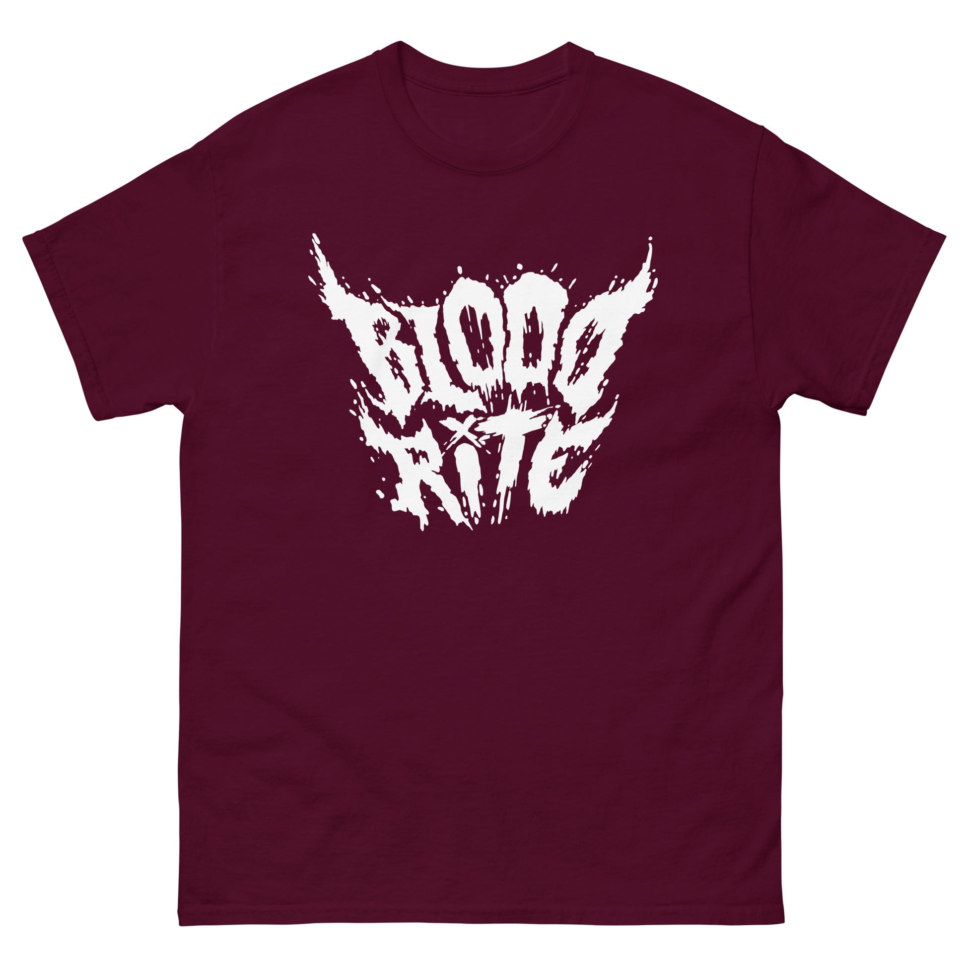 Blood Rite White Text Tee