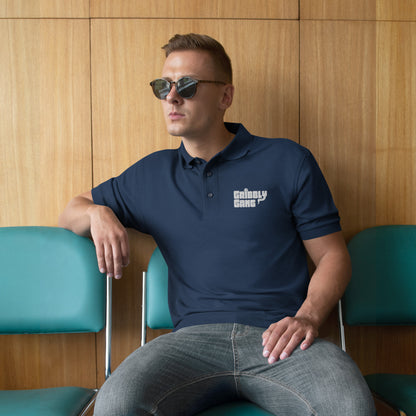 Gribbly Gang Premium Polo Text Logo