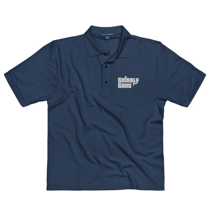 Gribbly Gang Premium Polo Text Logo