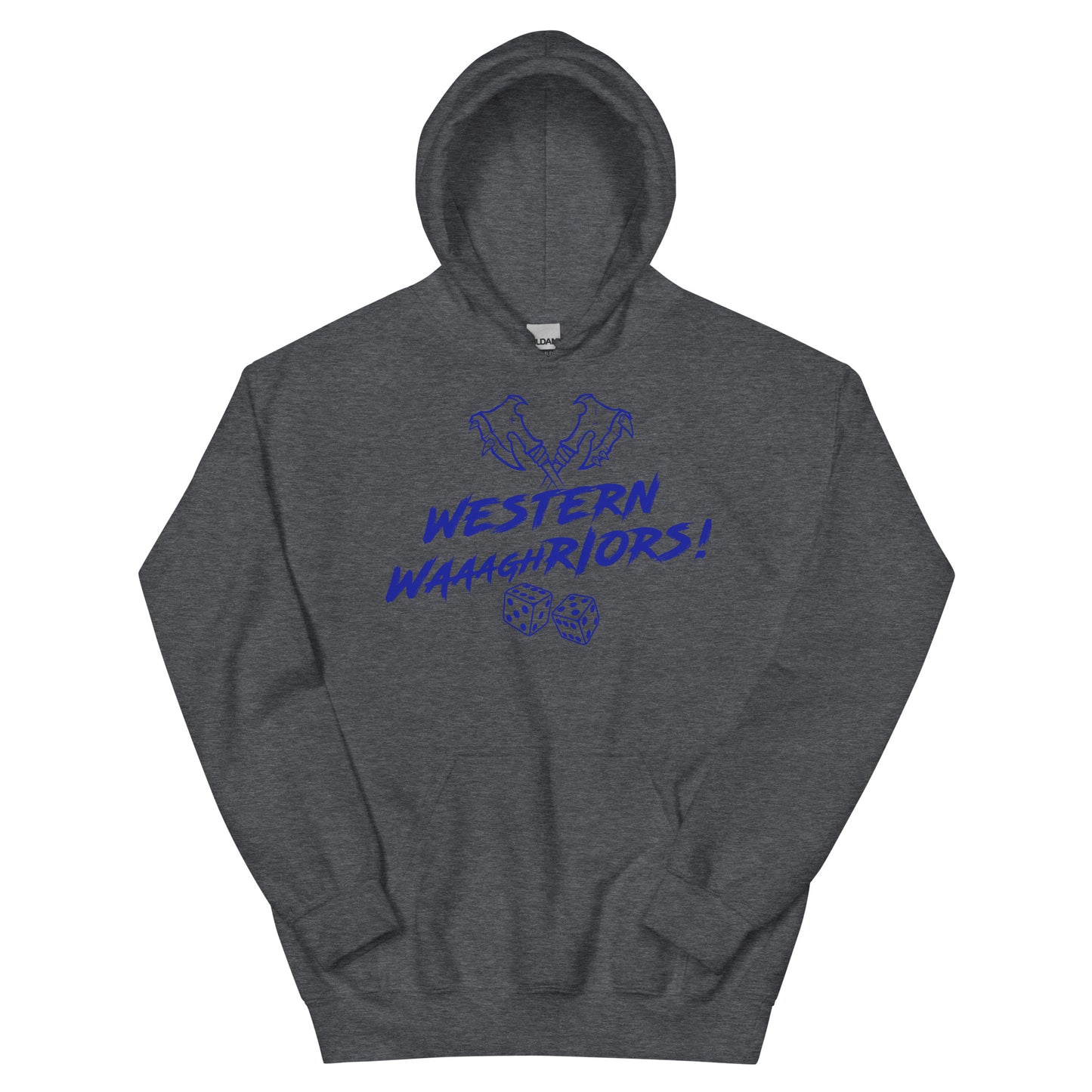 Western Waaaghriors Blue Logo Hoodie
