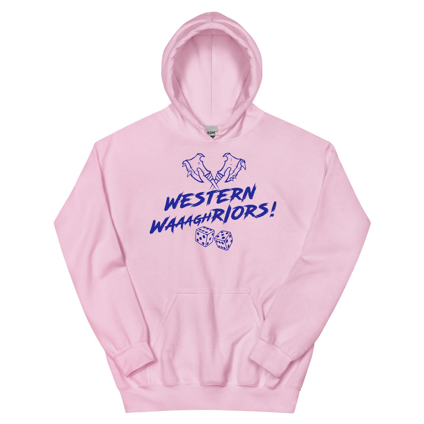 Western Waaaghriors Blue Logo Hoodie