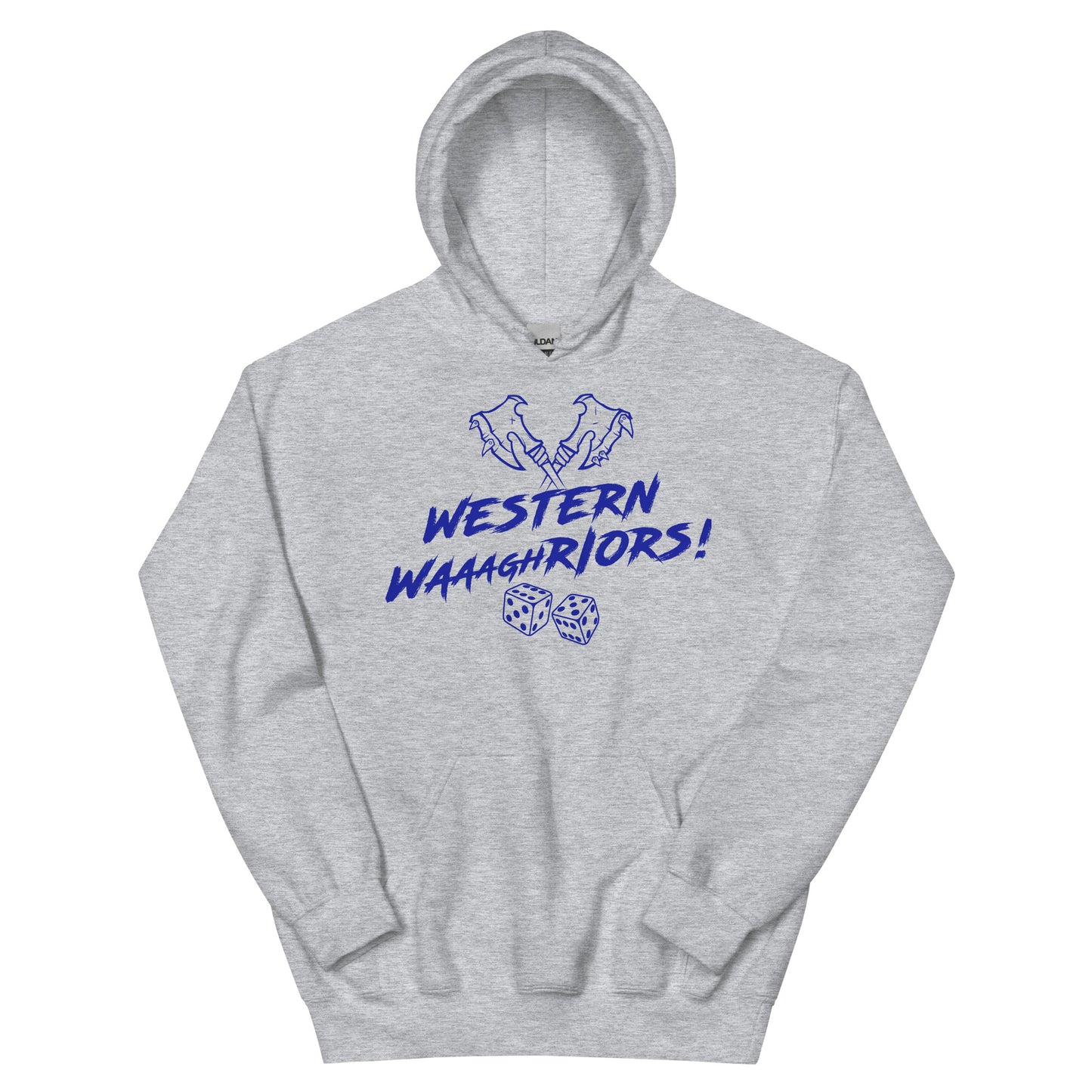 Western Waaaghriors Blue Logo Hoodie